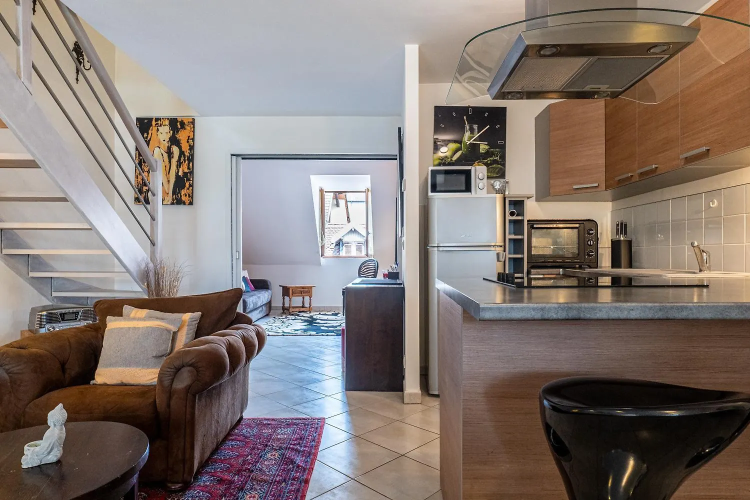 Carnot Duplex, Spacieux 3 Pieces Avec 2 Chambres Sur Les Rue Pietonnes Annecy 0*,
